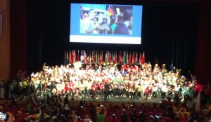 FLL OEC 2014 Flag parade